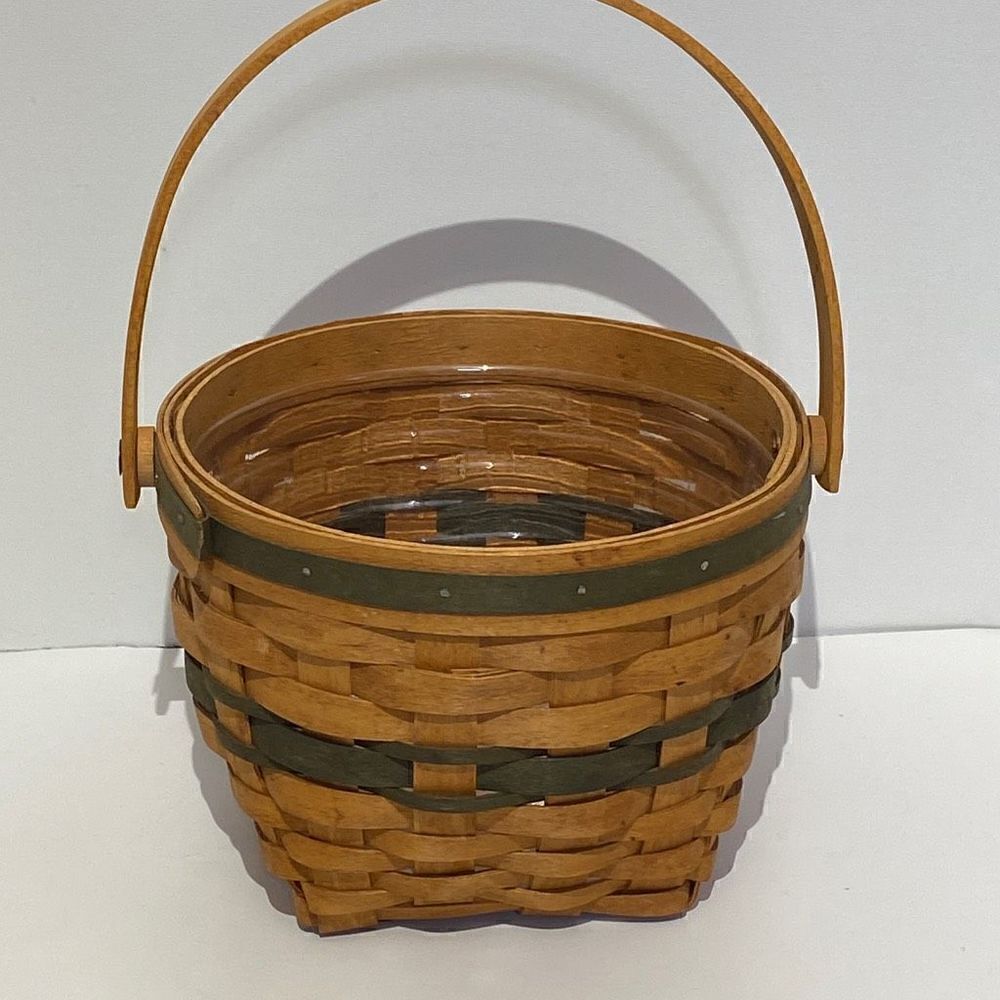 Longaberger Christmas Collection 1994 Edition Jingle Bell Woven Wooden Basket